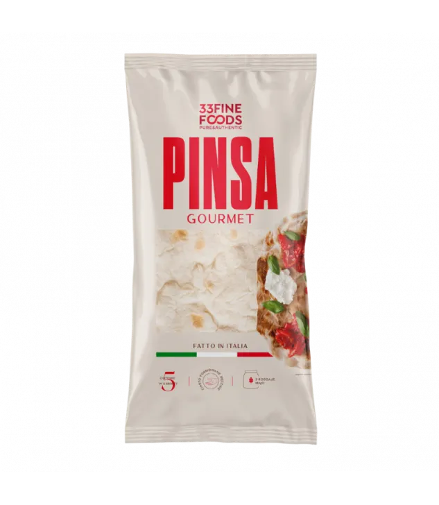 Pinsa Gourmet 230 g - Zestaw 5 sztuk: Soczyste włoskie pieczywo