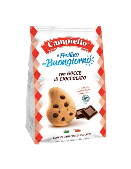 Ciasteczka śniadaniowe z czekoladą Campiello - Tradycja Włoskiego Cukiernictwa