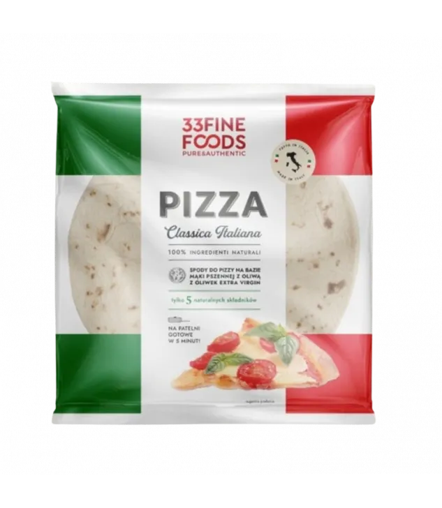 Spody do Pizzy 33 Fine Foods - Włoskie Spody do Pizzy | Zestaw 16 sztuk