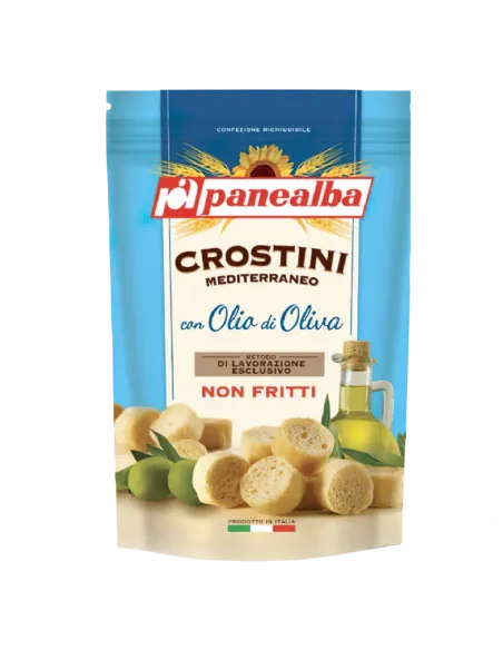 Crostini Mediterraneo Panealba - Włoskie Grzanki z Oliwą z Oliwek