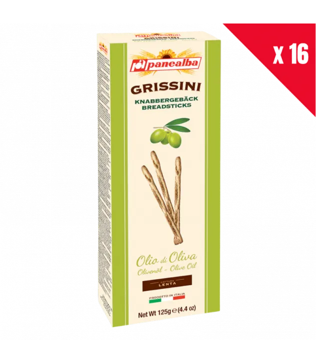 Odkryj Grissini z  Oliwą z Oliwek- Tradycyjne Włoskie Grissini w Zestawach 16 SZTUK