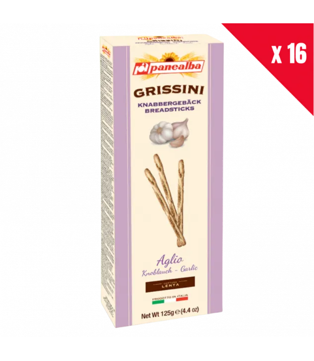 Odkryj Grissini Czosnek - Tradycyjne Włoskie Grissini w Zestawach 16 SZTUK