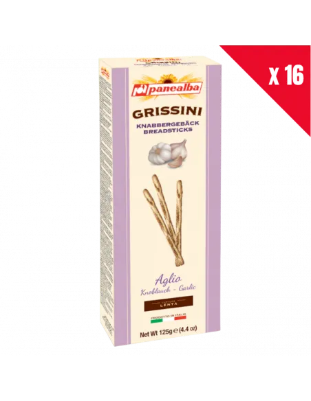 Odkryj Grissini Czosnek - Tradycyjne Włoskie Grissini w Zestawach 16 SZTUK