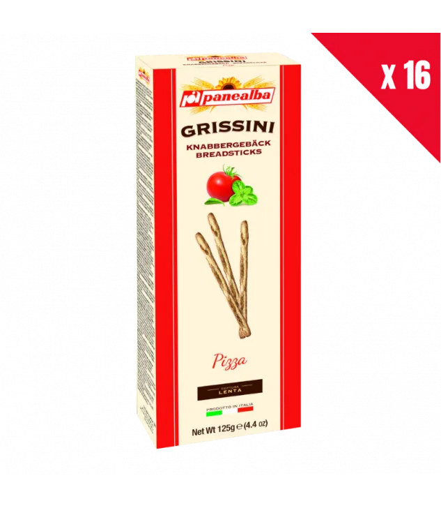 Odkryj Grissini Pizza- Tradycyjne Włoskie Grissini w Zestawach 16 SZTUK