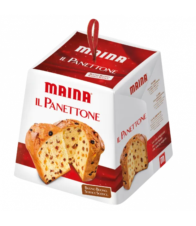 Maina Il PANETTONE 1000g - Tradycyjne Włoskie Ciasto Świąteczne