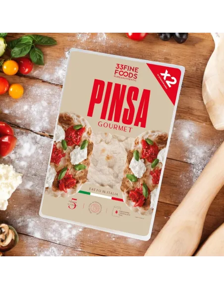 Pinsa Gourmet 2 x 230g - Autentyczna Włoska Pinsa | 33 Fine Foods